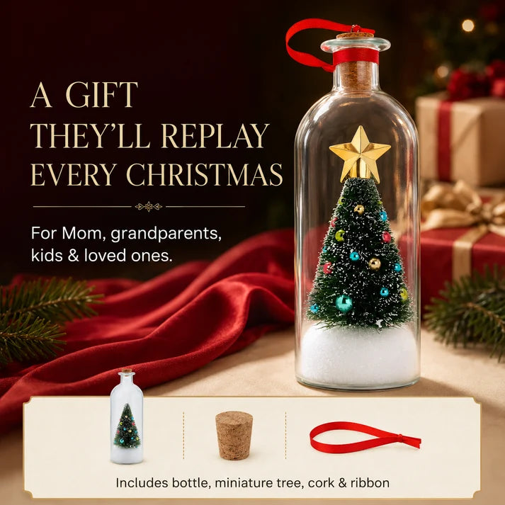 WishBottle - Record a Message Christmas Tree