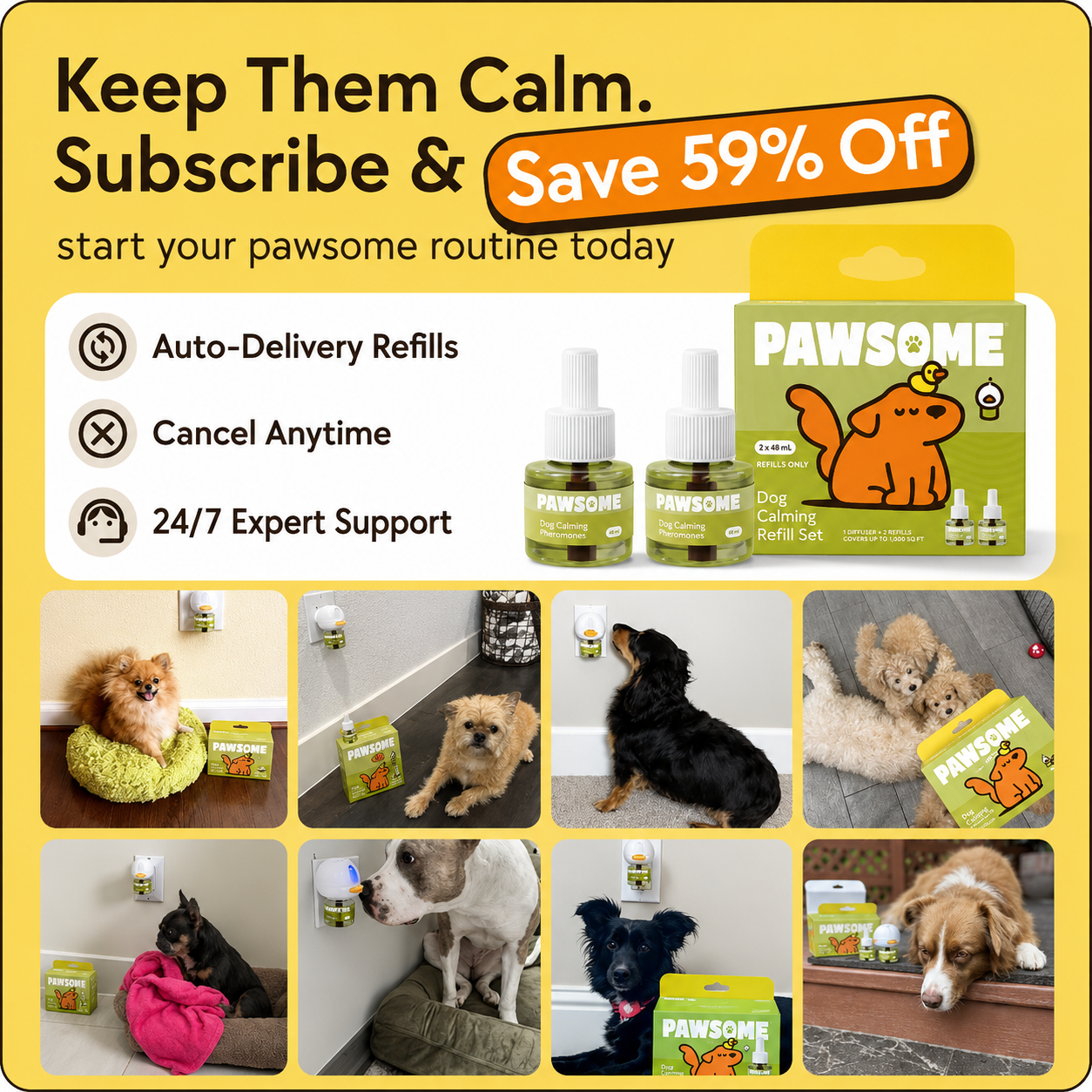 Dogs Calming Diffuser Kit