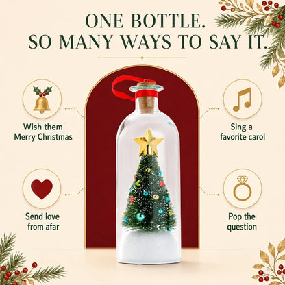 WishBottle - Record a Message Christmas Tree