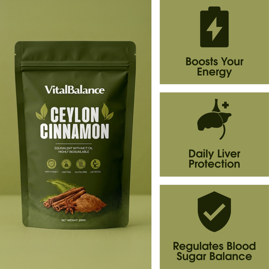 VitalBalance Organic Ceylon Cinnamon Powder
